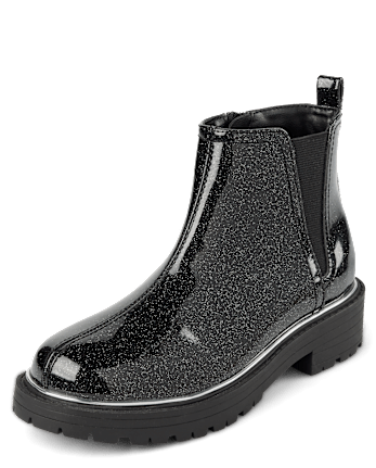 Bottines Chelsea pailletées pour filles
