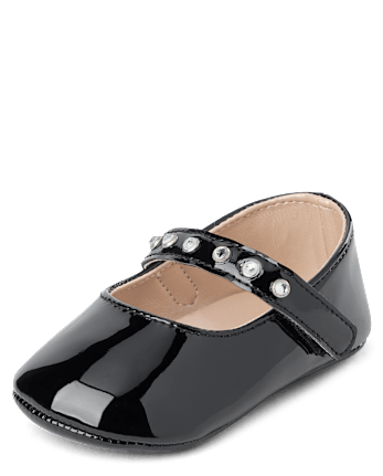 Baby Girls Studded Ballet Flats