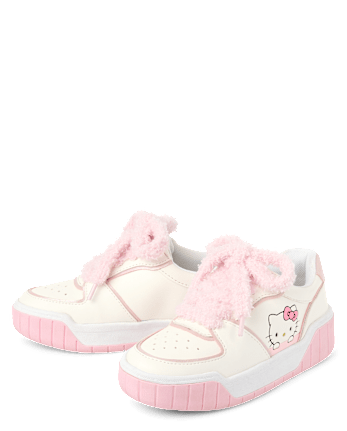 Girls Hello KittyÂ® Colorblock Low Top Sneakers