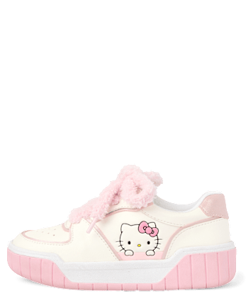 Girls Hello KittyÂ® Colorblock Low Top Sneakers
