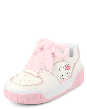 Girls Hello KittyÂ® Colorblock Low Top Sneakers
