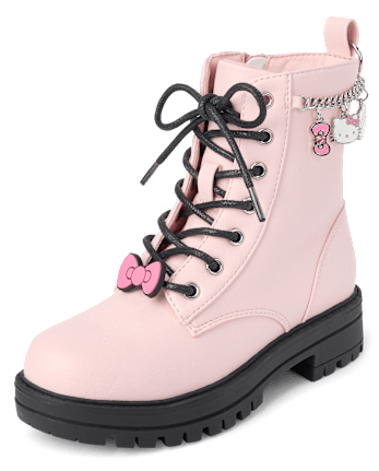 Girls Hello Kitty® Charm Lace Up Boots