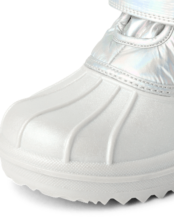 Girls Iridescent All Weather Boots