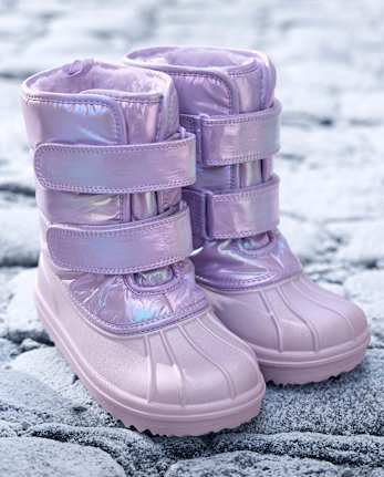 Bottes toutes saisons irisées pour filles