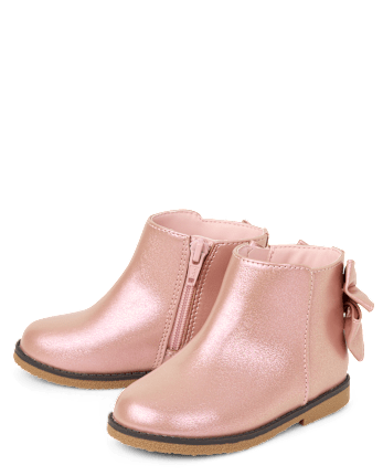 Toddler Girls Shimmer Bow Boots