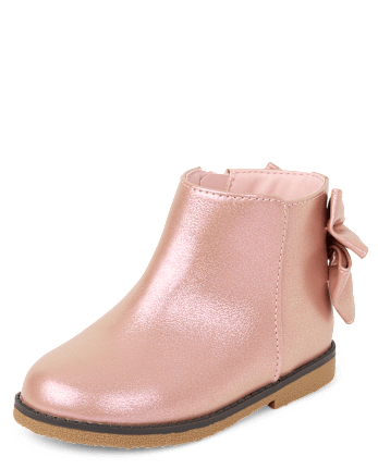 Toddler Girls Shimmer Bow Boots