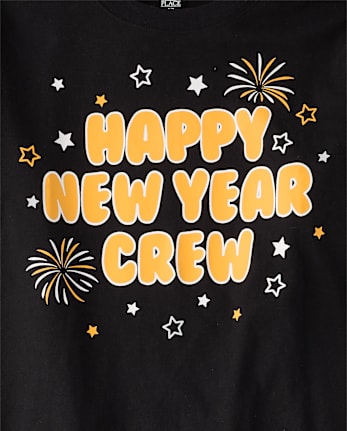 Adult Matching Family Glow New Year Cotton Pajamas
