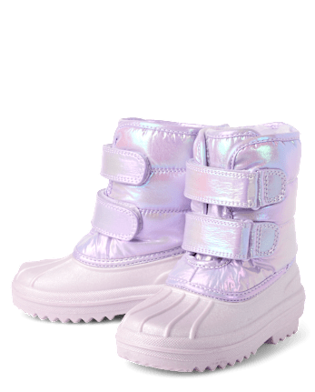 Toddler Girls Iridescent All Weather Boots