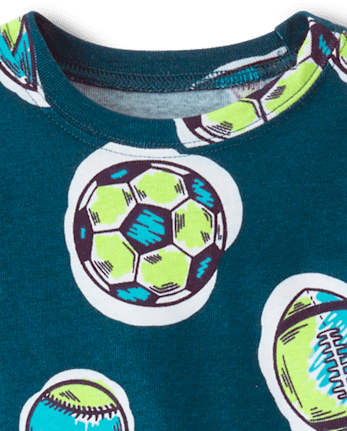 Pyjamas de sport en coton ajustés pour bébés et petits garçons