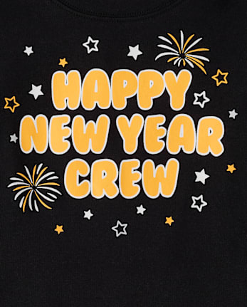 Kids Matching Family Glow New Year Cotton Pajamas