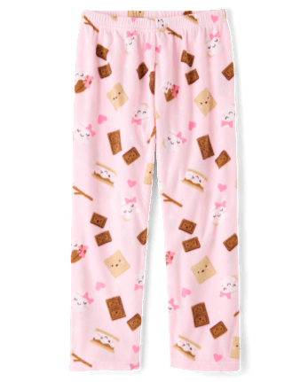 Girls S'mores Microfleece Pajama Pants