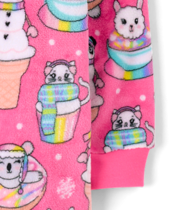 Pyjama une pièce d'hiver pour fille - Douceur polaire