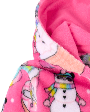 Pyjama une pièce d'hiver pour fille - Douceur polaire