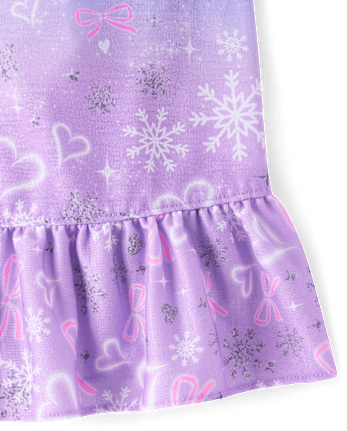 Girls Ballerina Ruffle Nightgown