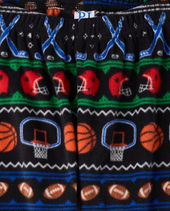 Boys Sports Microfleece Pajama Pants