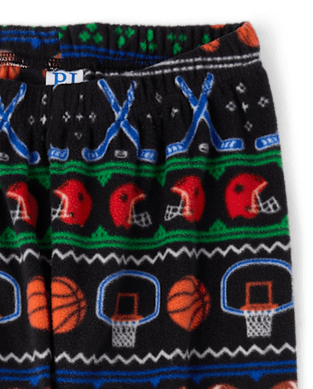 Boys Sports Microfleece Pajama Pants