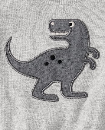 Baby Boys Applique Dino Sweater 2-Piece Playwear Set
