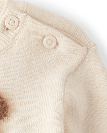 Baby Boys Intarsia Bear Sweater 2-Piece Playwear Set