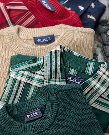 Baby And Toddler Boys Matching Family Plaid Oxford Button Up Shirt