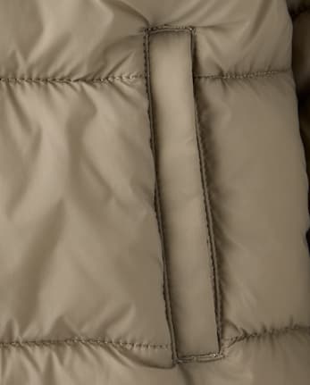 Baby And Toddler Hooded Faux Fur Lined Puffer Jacket