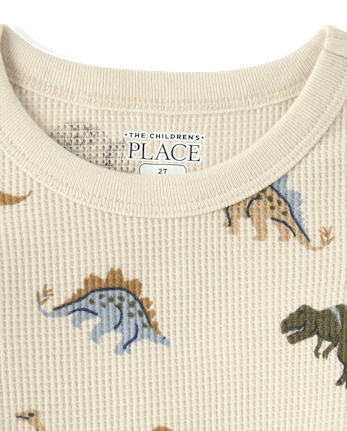 Baby And Toddler Boys Print Thermal Top