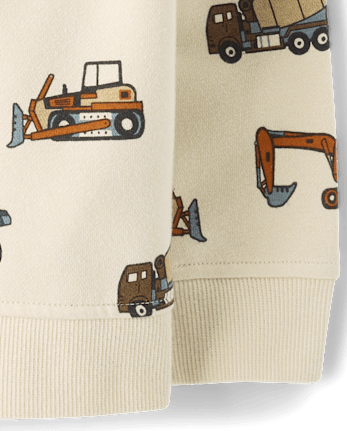 Sweat-shirt en polaire imprimé de qualité supérieure pour bébés et tout-petits garçons