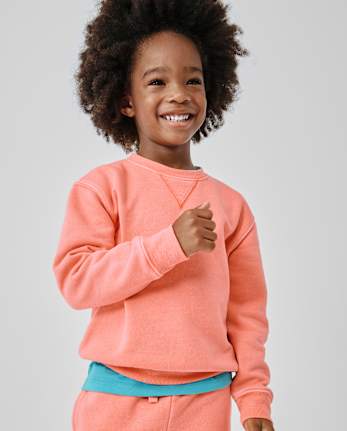 Baby And Toddler Garment Dyed Premium Fleece Sweatshirt
