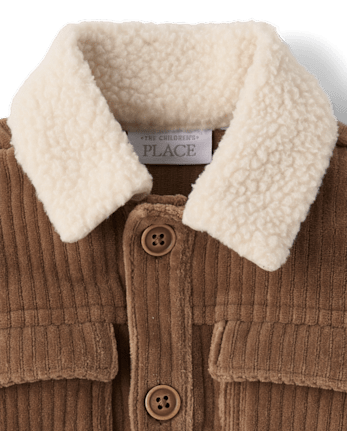 Baby Boys Faux Cord Utility Jacket