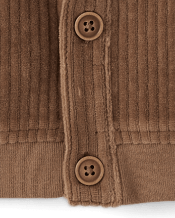 Baby Boys Faux Cord Utility Jacket