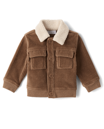 Baby Boys Faux Cord Utility Jacket