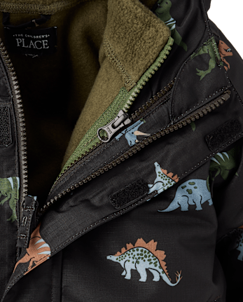 Toddler Boys Print 3 In 1 Jacket