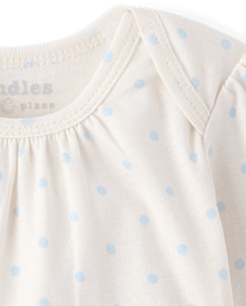 Baby Girls Floral Bow Bodysuit 4-Pack