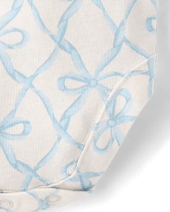 Baby Girls Floral Bow Bodysuit 4-Pack
