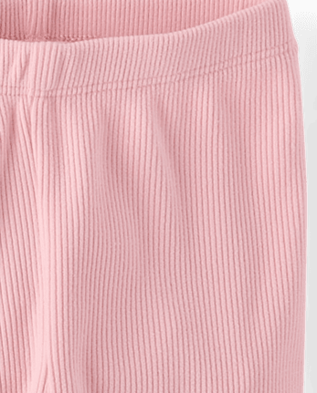 Baby Girls Flutter Sueded Rib 2-Piece Playwear Set