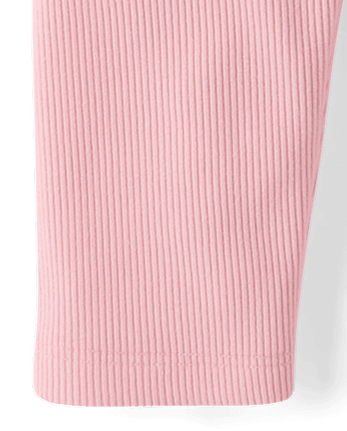 Baby Girls Flutter Sueded Rib 2-Piece Playwear Set