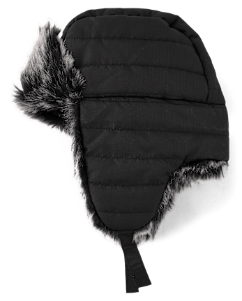 Boys Quilted Trapper Hat