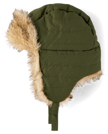 Boys Quilted Trapper Hat
