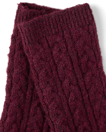 Ensemble 2 pièces en tricot torsadé orné de bijoux pour fille, idéal pour temps froid