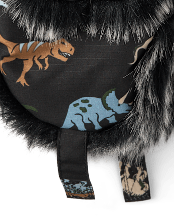 Toddler Boys Print Trapper Hat