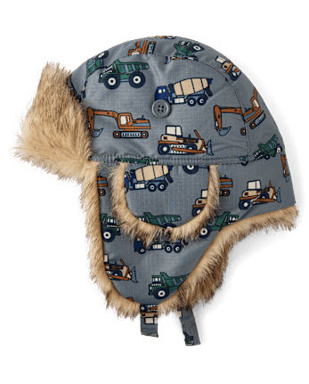 Toddler Boys Print Trapper Hat