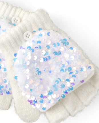 Girls Sequin 2-Piece Cold Weather Set