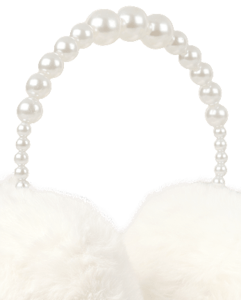 Girls Faux Pearl Ear Muffs