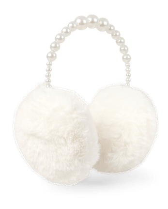 Girls Faux Pearl Ear Muffs