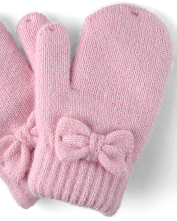 Toddler Girls Bow 2-Piece Cold Weather Set