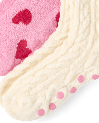 Girls Heart Bow 4-Piece Accessory Set