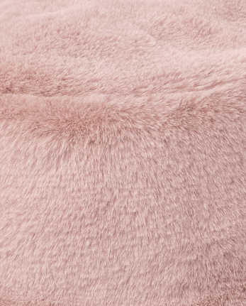 Girls Faux Fur Bucket Hat