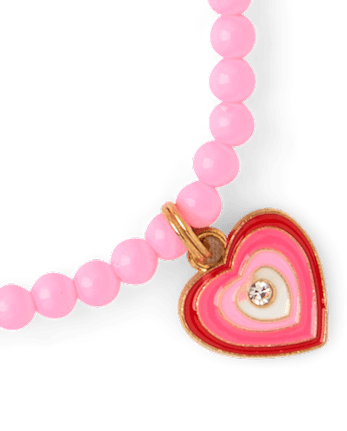 Girls Love Beaded Bracelet 6-Pack