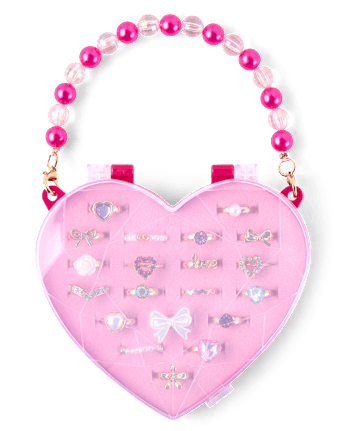 Girls Bow Ring 20-Pack