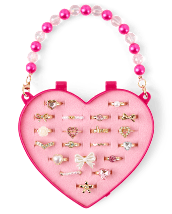Girls Bow Ring 20-Pack