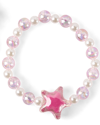 Girls Beaded Star 2-Piece Jewelry Set